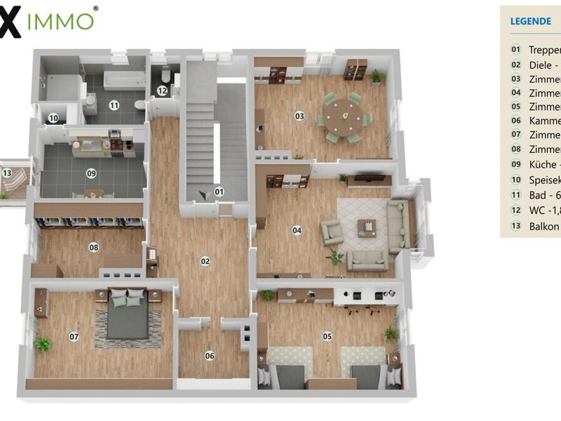 Stilvolle Eleganz in historischer Architektur – Erstbezug nach luxuriöser Kernsanierung - Bild 16