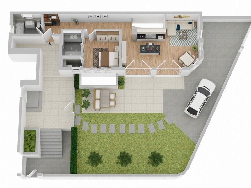 Exklusive Erdgeschosswohnung mit großer Terrasse und eigenem Garten in Dillingen zu vermieten - Bild 16