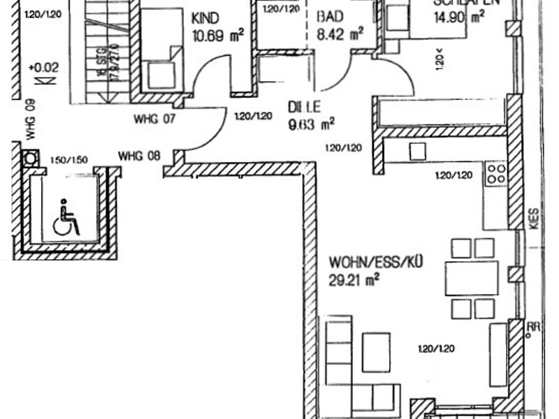 Neuwertige Erdgeschosswohnung mit Terrasse & Garten in Neusäß zu vermieten - Bild 10